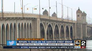 Hanover Street Bridge repairs to begin this spring