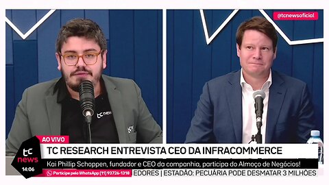 🔴 22/11/2023 - Entrevista CEO Infracommerce, Federalização Cemig, Desemprego Brasil