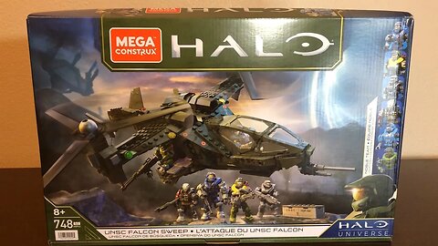 Mega Halo UNSC Falcon Sweep Set Review