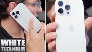 White Titanium iPhone 15 Pro is Less White? Color Impressions & Comparison!