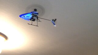 E-Flite Blade MSR Micro RC Helicopter in Living Room