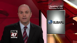 Subaru recalls 1.3 million vehicles