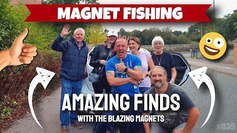 Magnet Fishing Amazing Finds with the Blazing Magnets.