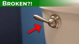 Toilet Handle Replacement - How to change a Toilet Handle, Step-by-step