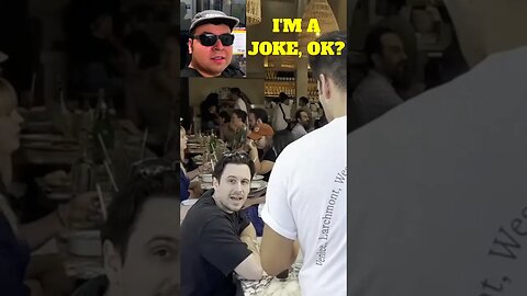 Frauditor SidewalkBoy Tells Man He's a Joke, But SidewalkBoy is the Joke!