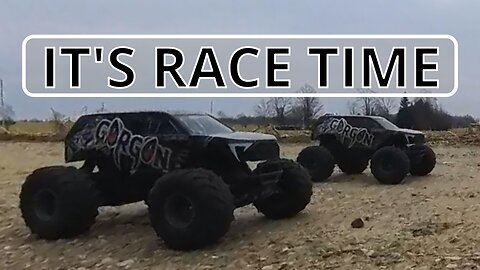 We Race our Arrma Gorgon RC Trucks