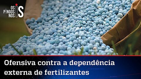 Para reduzir importação, Bolsonaro lança Plano Nacional de Fertilizantes