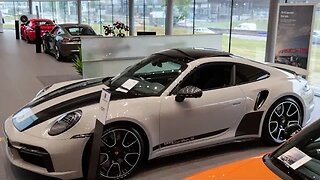 [8k] Stunning Crayon Porsche 911 Turbo S at Porsche Center Jönköping