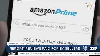 Report: Online reviews paid for by sellers