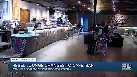 The Rebel Lounge opens as coffee bar as pandemic hits live music industry hard