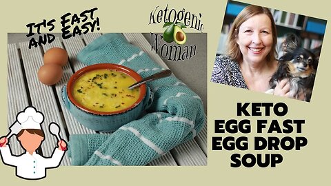 Keto Egg Fast Egg Drop Soup