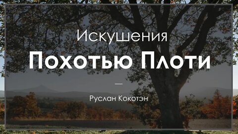 Искушения похотью плоти | Руслан Кокотэн