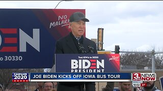 Joe Biden Kicks Off Iowa Bus Tour