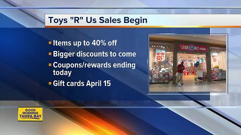 9 things to know about Toys R Us' liquidation sale