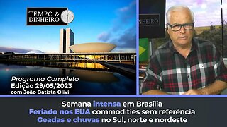 Feriado nos EUA deixa commodities sem referência Semana intensa em Brasília. Geadas e chuvas no Sul