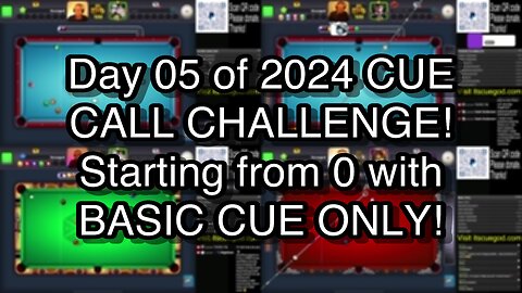 Day 05 of 2024 CUE CALL CHALLENGE! Starting from 0 with BASIC CUE ONLY!