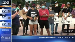 Tampa protests remain peaceful