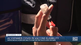 Arizona expands COVID-19 vaccine eligibility
