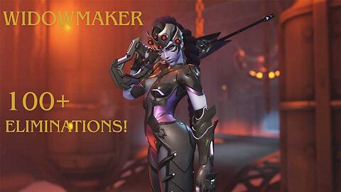 Overwatch 2 - Widowmaker 100+ Eliminations in competitive!