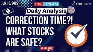 6/15/23 Daily Analysis: Correction Time?! What Stocks are Safe?