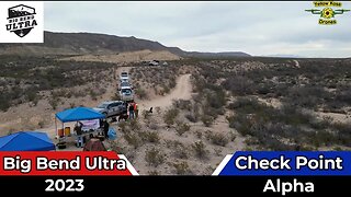 2023 Big Bend Ultra Marathon - Checkpoint Alpha on the 20K, 30K & 50K Route #bigbendranchstatepark