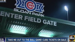 Chicago Cubs Spring Training tickets are about to go on sale