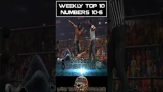 Top 10 for the week of 4-2-23 numbers 10-6 #wwe2k23 #wwe2k23universemode #wwe2k22universemode