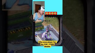 Olha o que esse player fez no Cod/ PUBG mobile🤣🤣