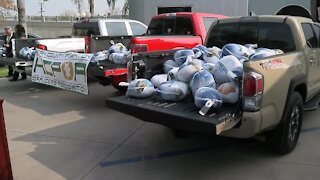 KCPOA donates turkeys to The Mission at Kern County