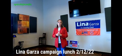 Lina Garza campaign lunch and interview