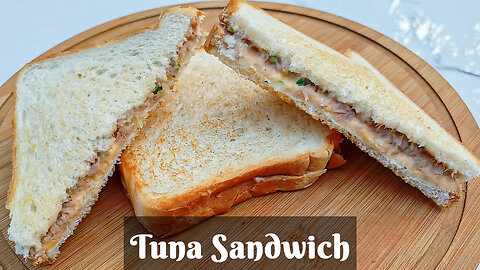 Tuna Sandwich | অল্প সময়ে টুনা সান্ডউইচ রেসিপি | Cheesy Tuna Melt Recipe
