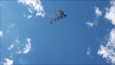 GIANT ALIEN SPACESHIP!! SPIDER UFO Over The Sky in Rio de Janeiro - Brazil 2022 FULL HD