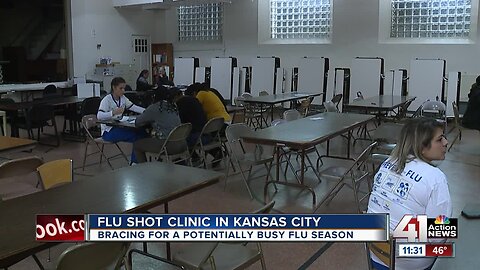 Organizers stress importance of vaccinations at pop-up flu shot clinic in KCMO
