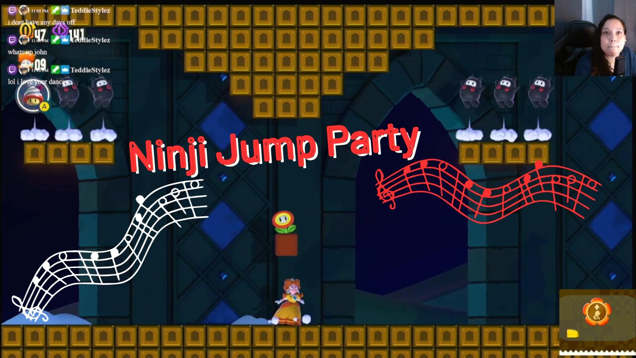 Super Mario Wonder: Ninji Jump Party