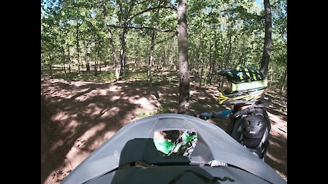 Michigan trails on Ktm 350 xcf