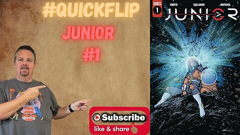Junior #1 Scout Comics #QuickFlip Comic Book Review Sean Callahan, Alex Kmeto #shorts