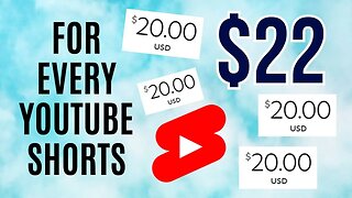 EARN $22 PER YOUTUBE SHORT WATCHED! (Make Money Online 2023)