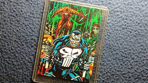 CURIOS for the CURIOUS 101: THE PUNISHER WAR JOURNAL, Comic Collectible Card 65, 1992 Marvel EG