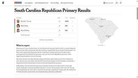 South Carolina Republican primary prediction