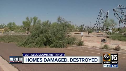 Homes damaged, destroyed in West Valley