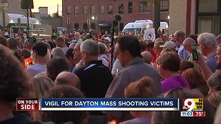 Vigil held to honor victims of Dayton mass shooting