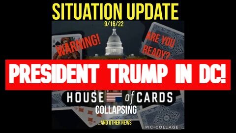 Situation Update: Global Deep State House Of Cards Collapsing! Vatican Seized! President Trump In DC!