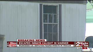 Deputies arrest escaped inmate in Warner