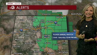 Flooding possible in Denver and Front Range Friday. Latest forecast timeline