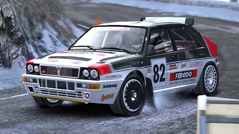 Lancia Delta HF Integrale , Col De Turini Descente ( Dirt Rally gameplay & replay )