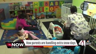 Snow day makes for a busy day for local child care center