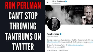Ron Perlman Leaves Twitter For 200th Time This Year!