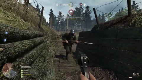 Verdun WWI Game Play. No Commentary