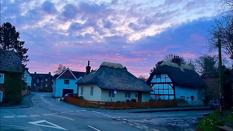 Letcombe Regis, ENGLAND - Early Morning English Village walk 4K