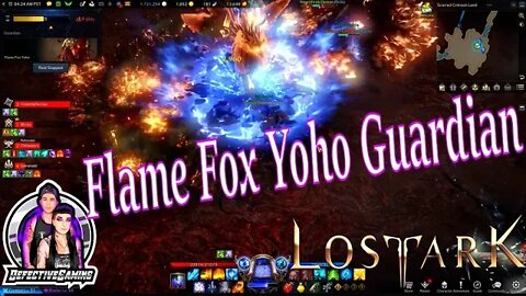 Flame Fox Yoho Guardian Raid Boss Lost Ark Sorceress Gameplay